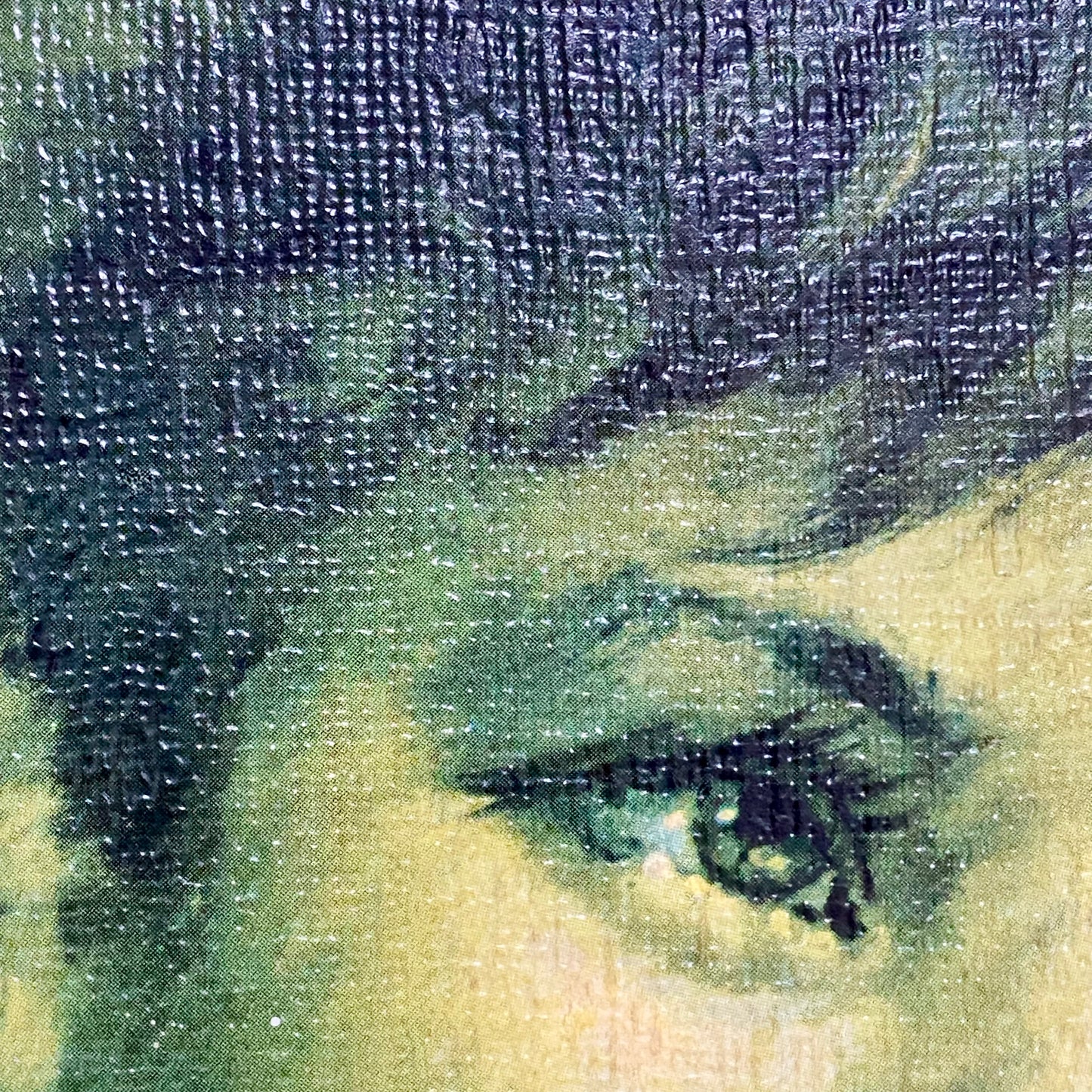 Vintage Mid Century Country Boy Print On Board Plate Signed Tovine Gilt Framed