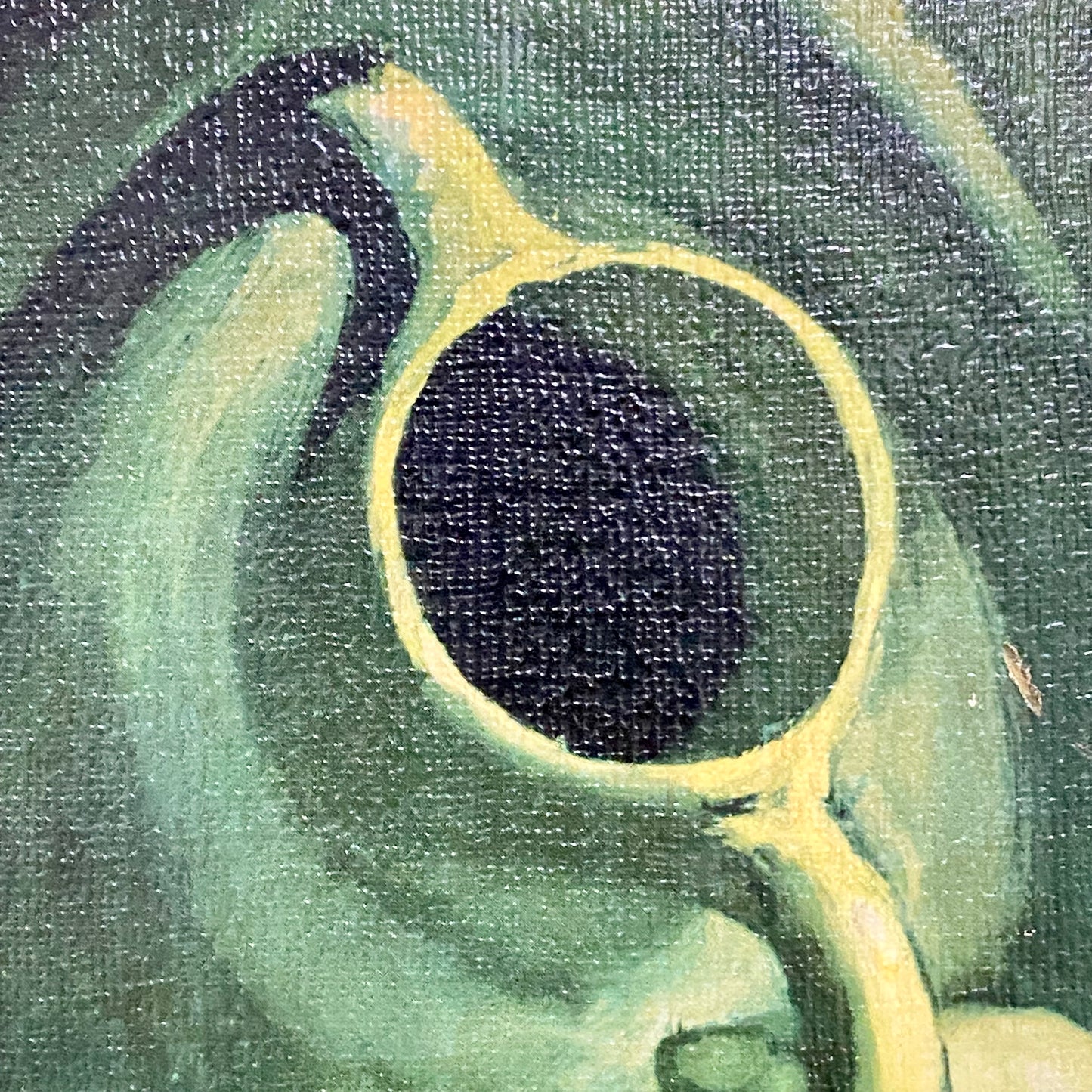 Vintage Mid Century Country Boy Print On Board Plate Signed Tovine Gilt Framed