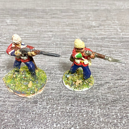 2x 28mm 24th Regiment Of Foot Zulu War 1879 Painted Metal Perry Miniatures #7
