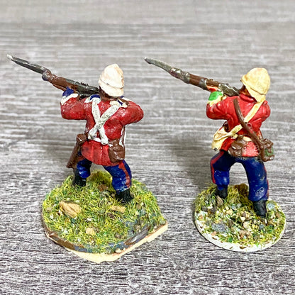 2x 28mm 24th Regiment Of Foot Zulu War 1879 Painted Metal Perry Miniatures #7