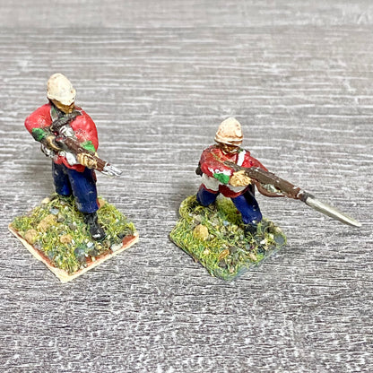 2x 28mm 24th Regiment Of Foot Zulu War 1879 Painted Metal Perry Miniatures #8