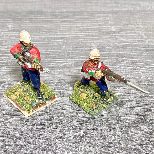 2x 28mm 24th Regiment Of Foot Zulu War 1879 Painted Metal Perry Miniatures #8