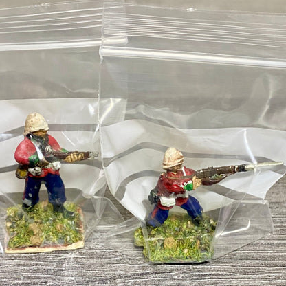 2x 28mm 24th Regiment Of Foot Zulu War 1879 Painted Metal Perry Miniatures #8