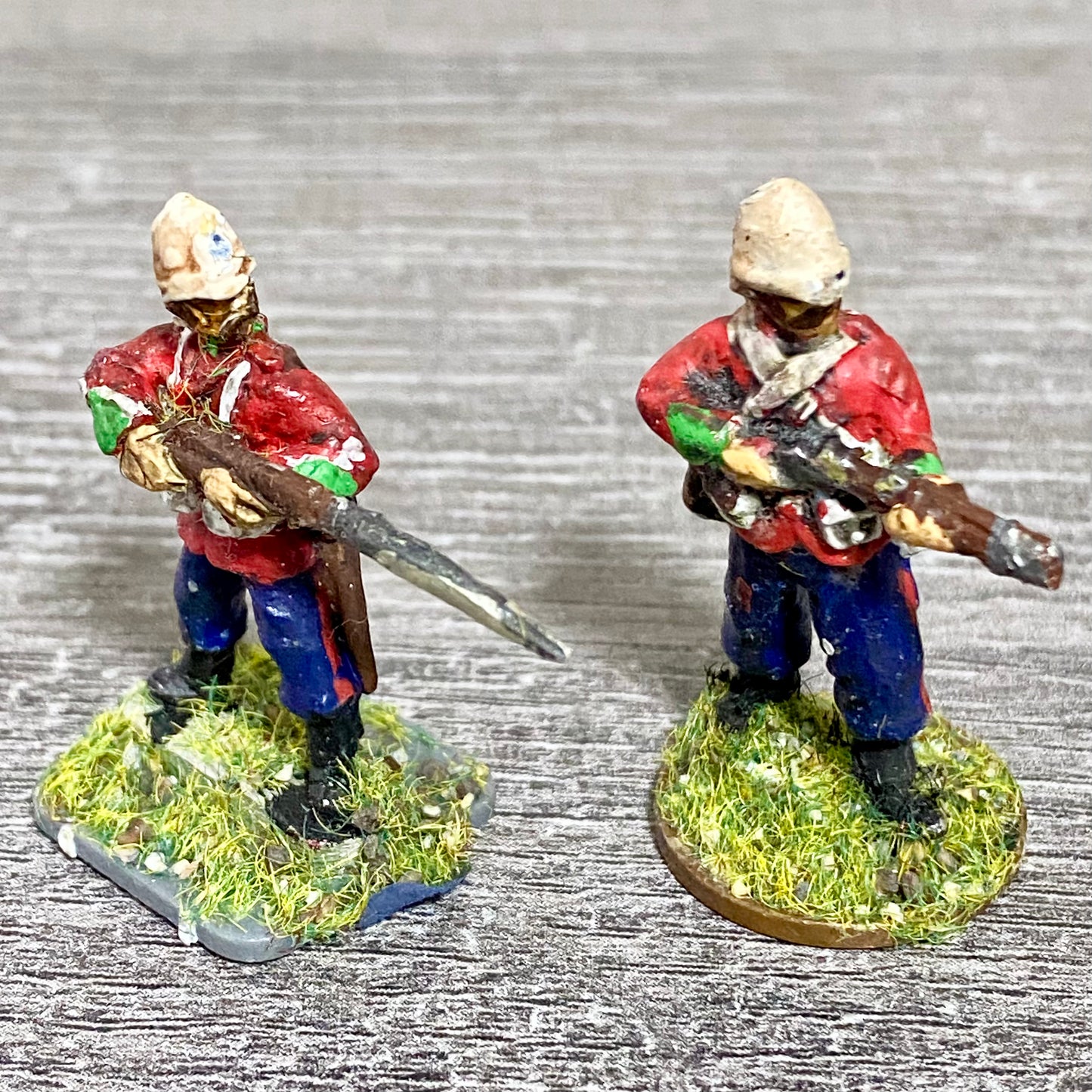 2x 28mm 24th Regiment Of Foot Zulu War 1879 Painted Metal Perry Miniatures #9