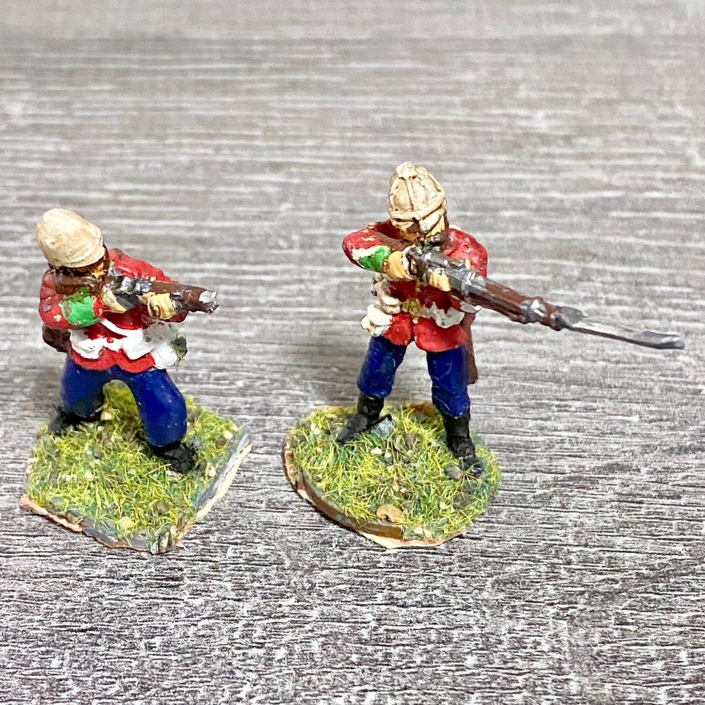 2x 28mm 24th Regiment Of Foot Zulu War 1879 Painted Metal Perry Miniatures #11
