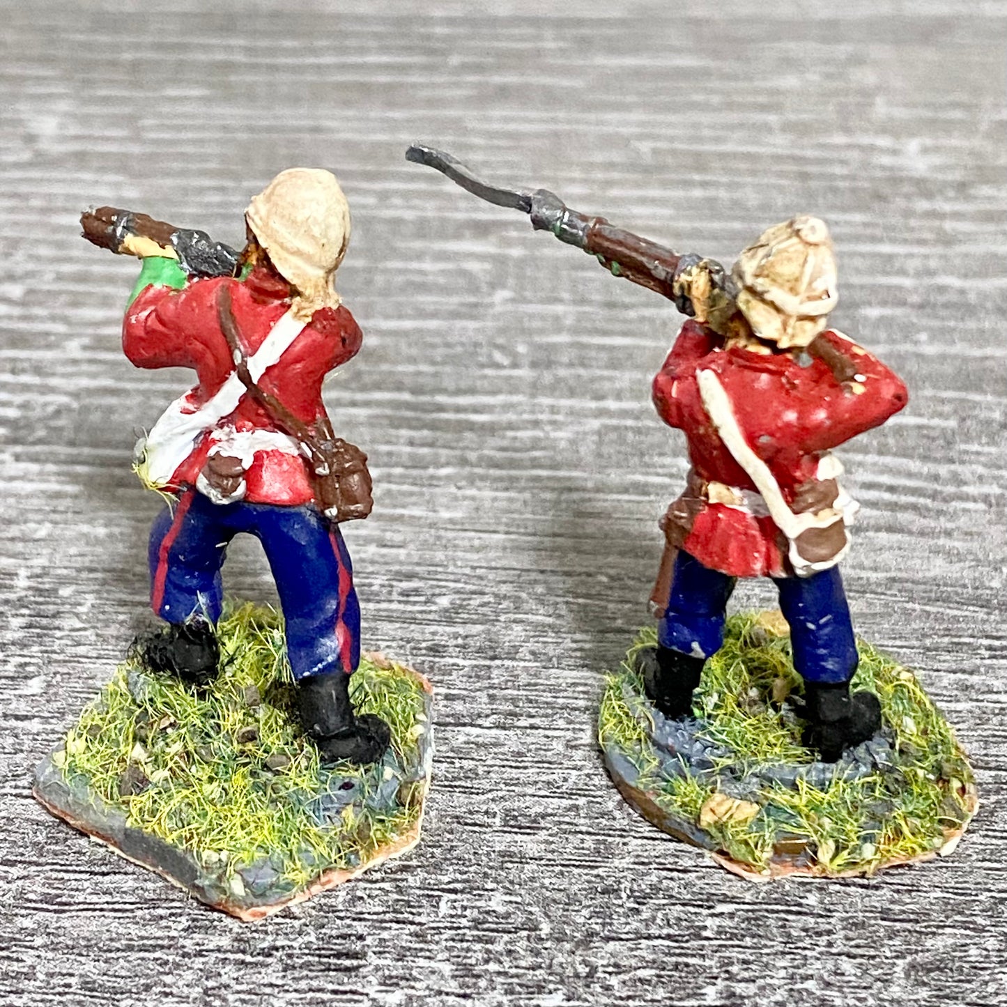 2x 28mm 24th Regiment Of Foot Zulu War 1879 Painted Metal Perry Miniatures #11