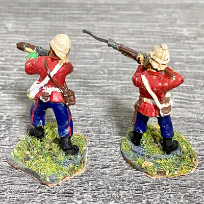 2x 28mm 24th Regiment Of Foot Zulu War 1879 Painted Metal Perry Miniatures #11