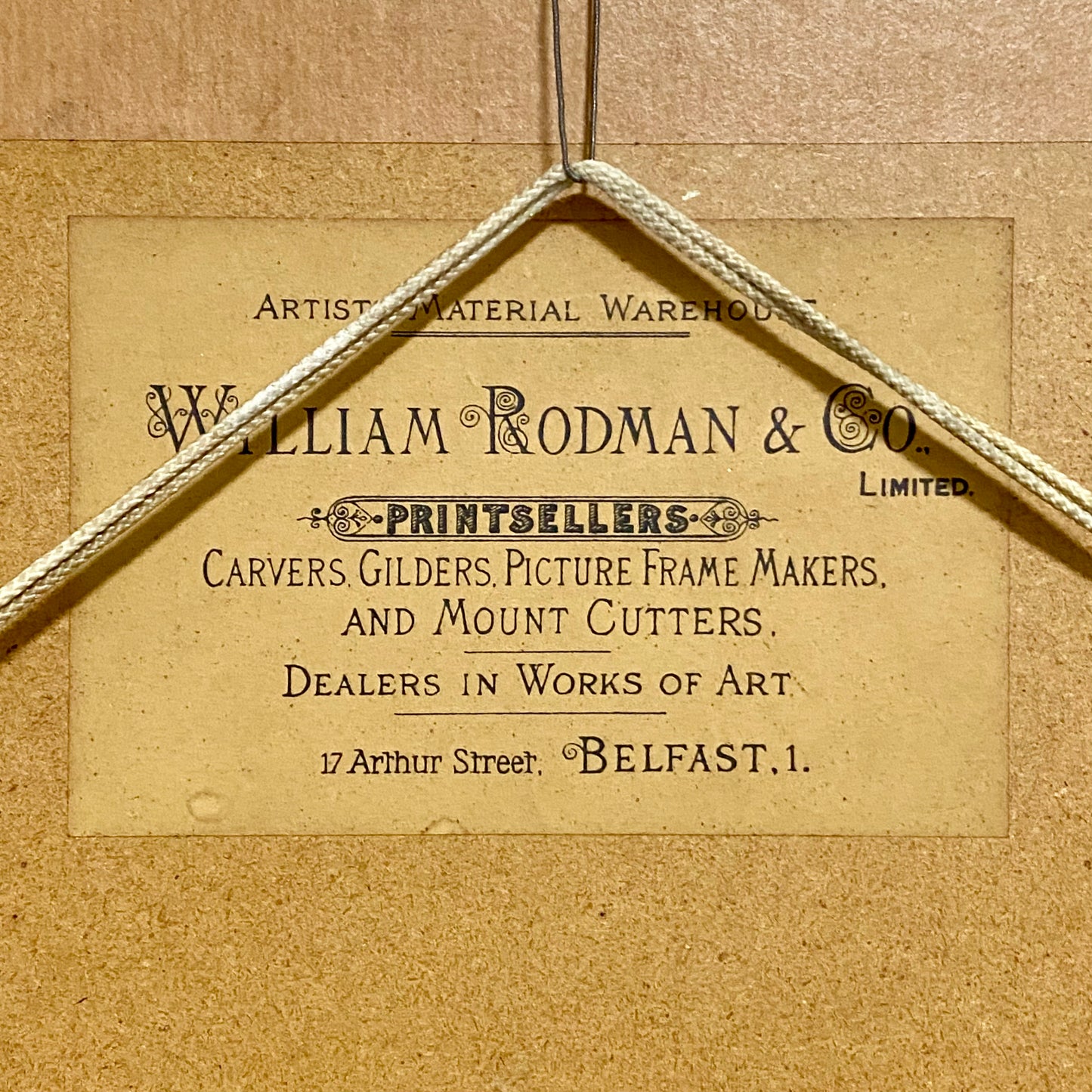 Vintage Mid Century Country Boy Print On Board Plate Signed Tovine Gilt Framed