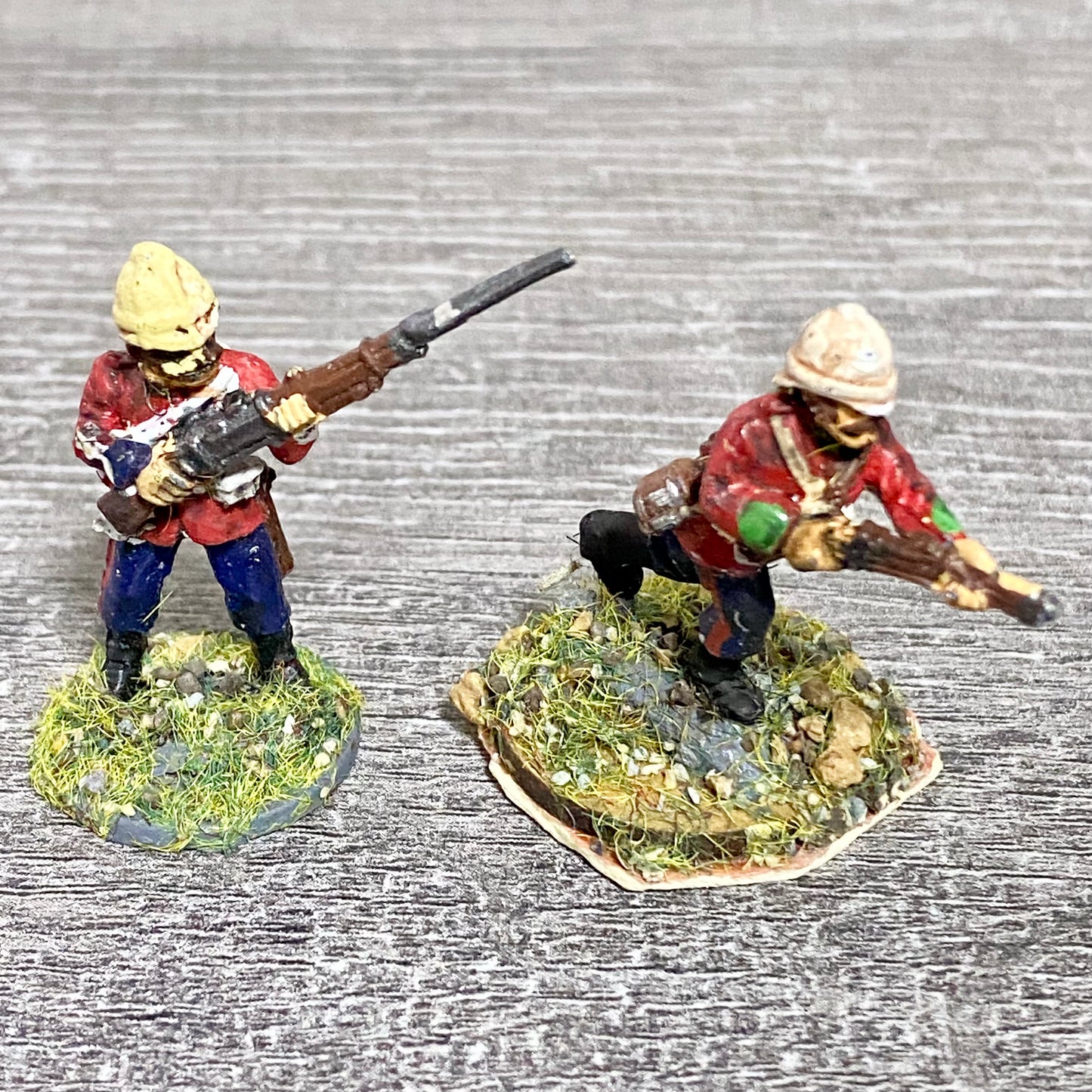 2x 28mm 24th Regiment Of Foot Zulu War 1879 Painted Metal Perry Miniatures #12