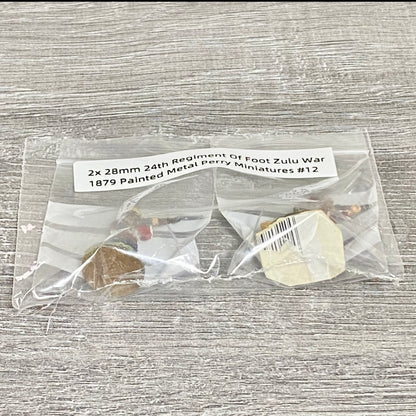 2x 28mm 24th Regiment Of Foot Zulu War 1879 Painted Metal Perry Miniatures #12