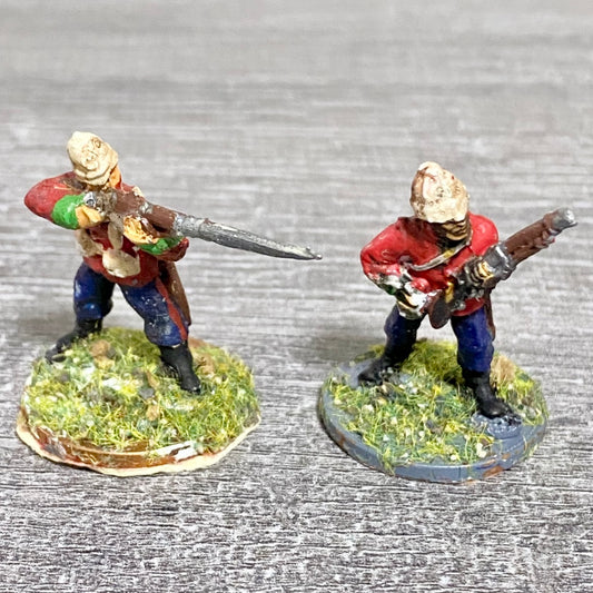2x 28mm 24th Regiment Of Foot Zulu War 1879 Painted Metal Perry Miniatures #13