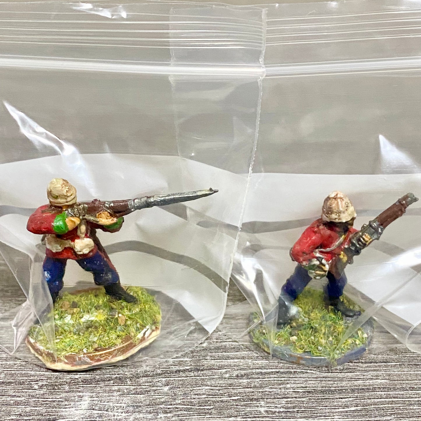 2x 28mm 24th Regiment Of Foot Zulu War 1879 Painted Metal Perry Miniatures #13