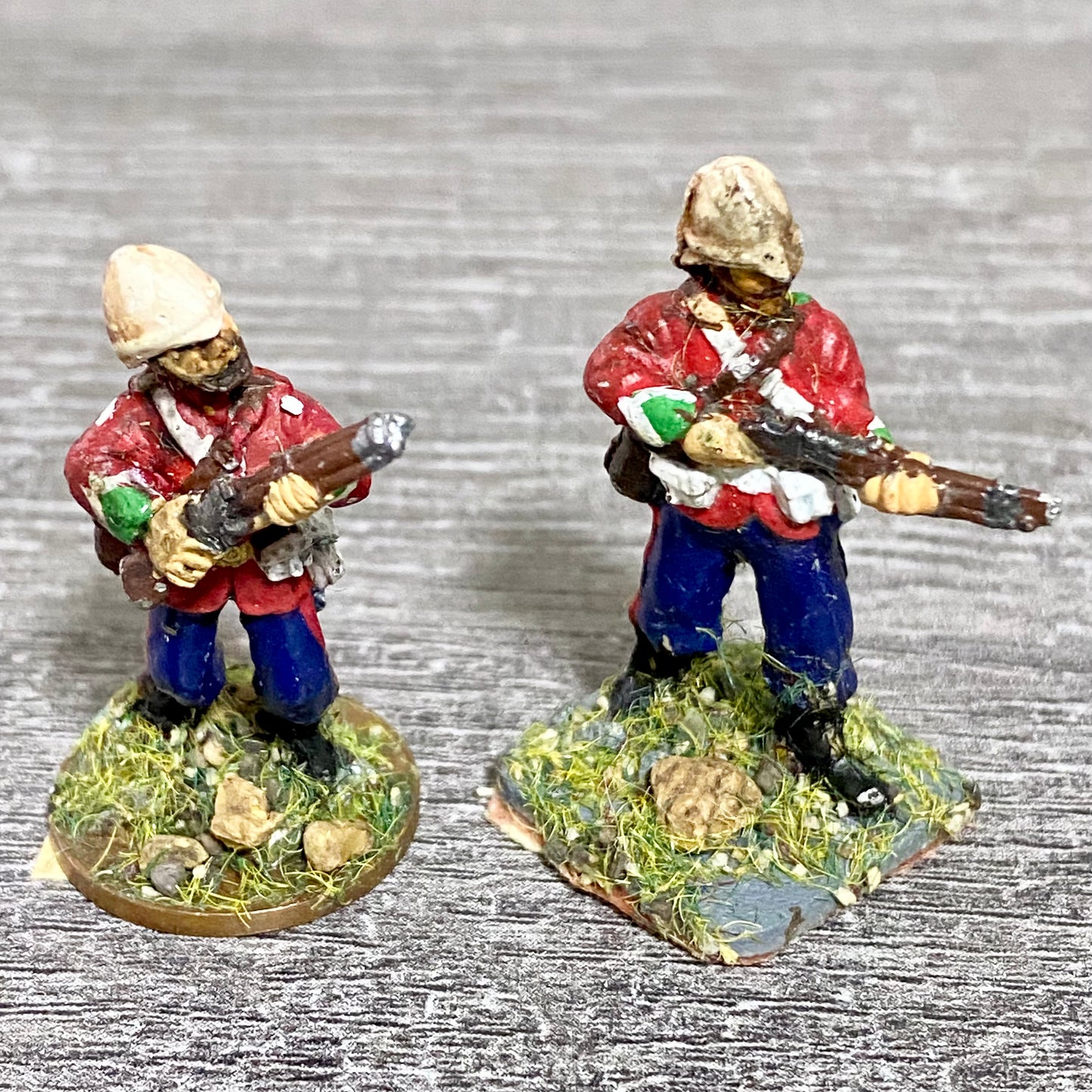 2x 28mm 24th Regiment Of Foot Zulu War 1879 Painted Metal Perry Miniatures #14