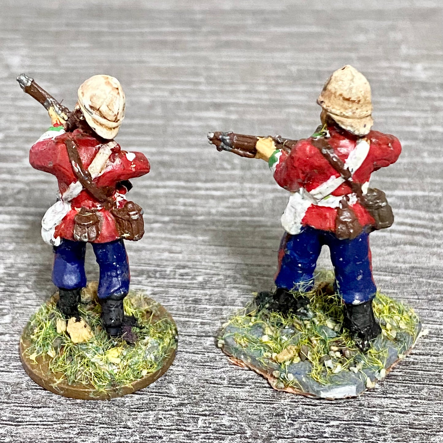 2x 28mm 24th Regiment Of Foot Zulu War 1879 Painted Metal Perry Miniatures #14