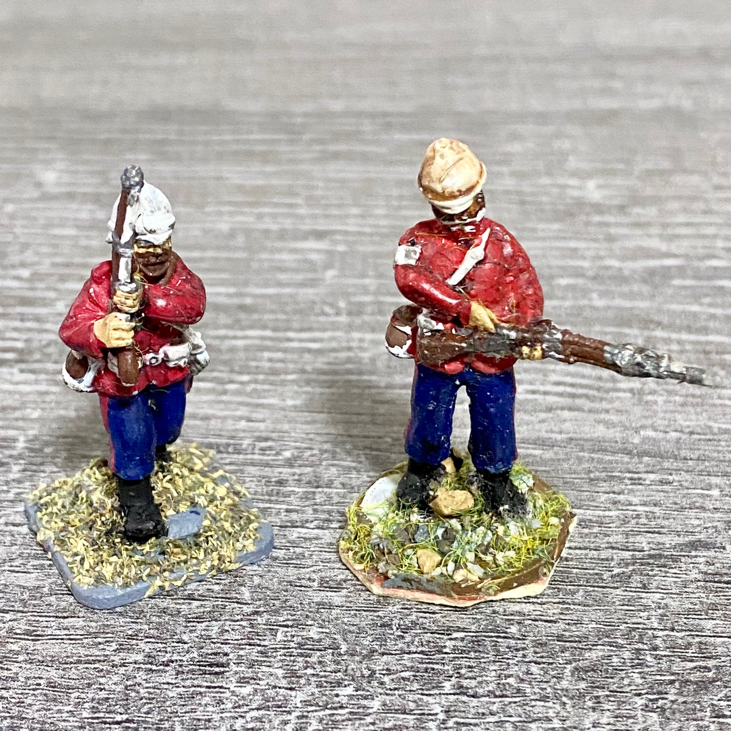 2x 28mm 24th Regiment Of Foot Zulu War 1879 Painted Metal Perry Miniatures #15