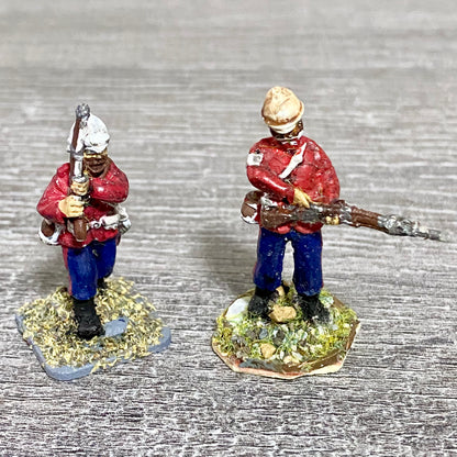 2x 28mm 24th Regiment Of Foot Zulu War 1879 Painted Metal Perry Miniatures #15