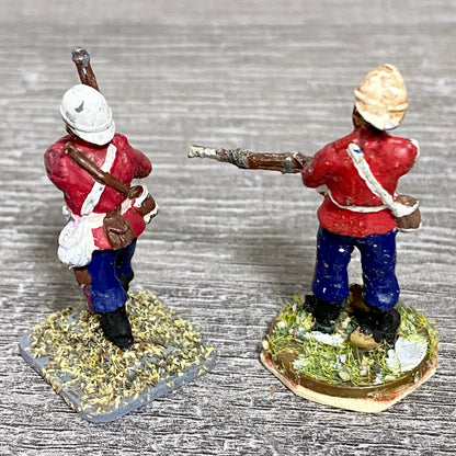 2x 28mm 24th Regiment Of Foot Zulu War 1879 Painted Metal Perry Miniatures #15