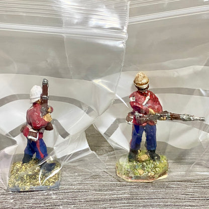 2x 28mm 24th Regiment Of Foot Zulu War 1879 Painted Metal Perry Miniatures #15