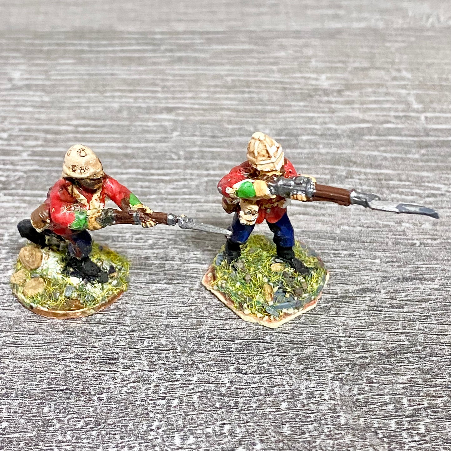 2x 28mm 24th Regiment Of Foot Zulu War 1879 Painted Metal Perry Miniatures #16