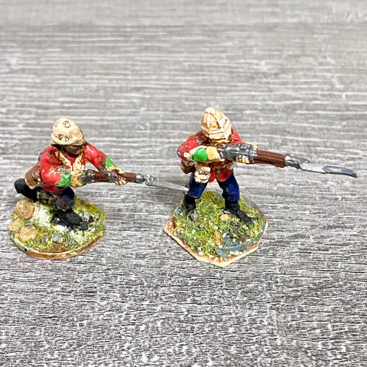 2x 28mm 24th Regiment Of Foot Zulu War 1879 Painted Metal Perry Miniatures #16