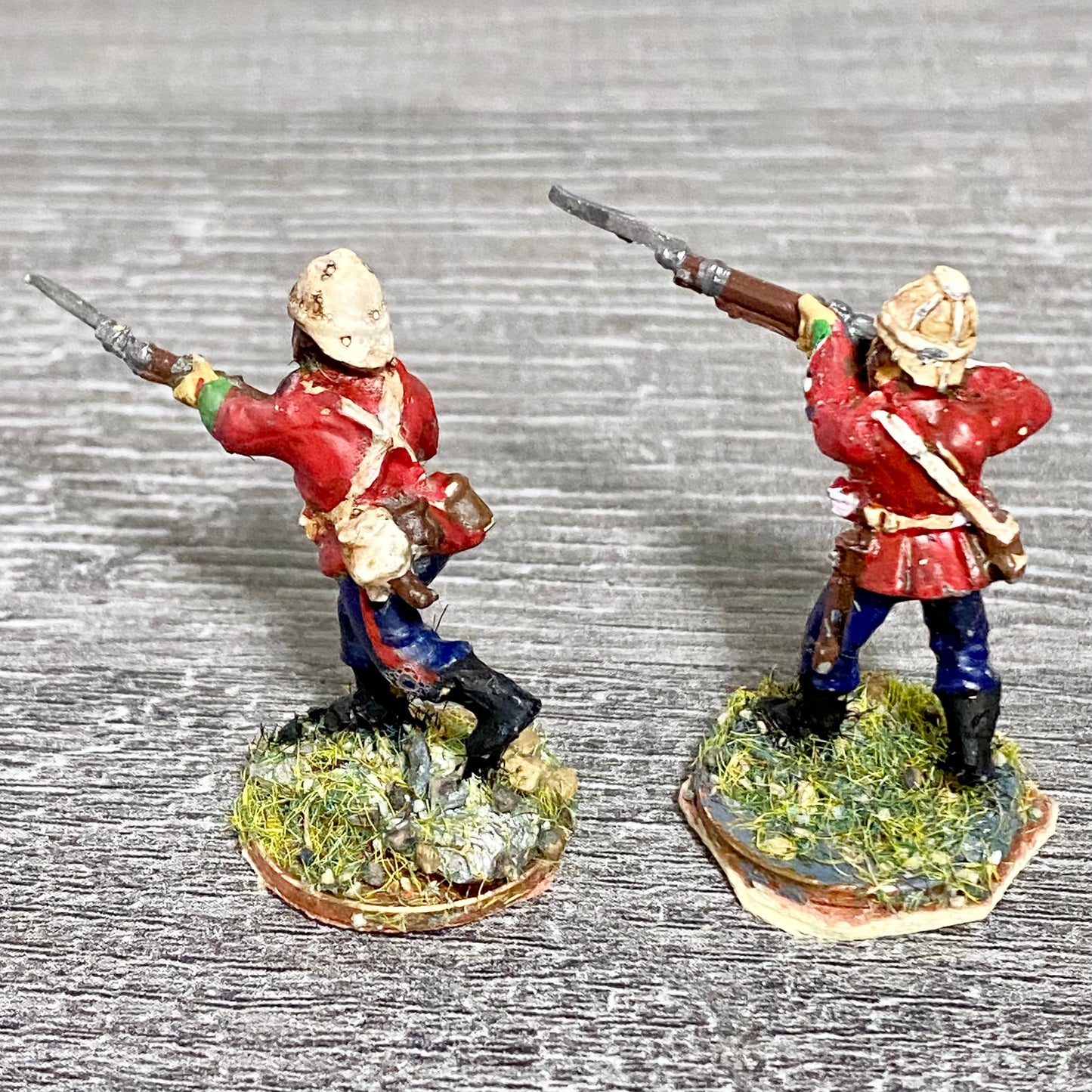 2x 28mm 24th Regiment Of Foot Zulu War 1879 Painted Metal Perry Miniatures #16