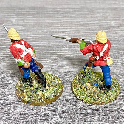 2x 28mm 24th Regiment Of Foot Zulu War 1879 Painted Metal Perry Miniatures #17