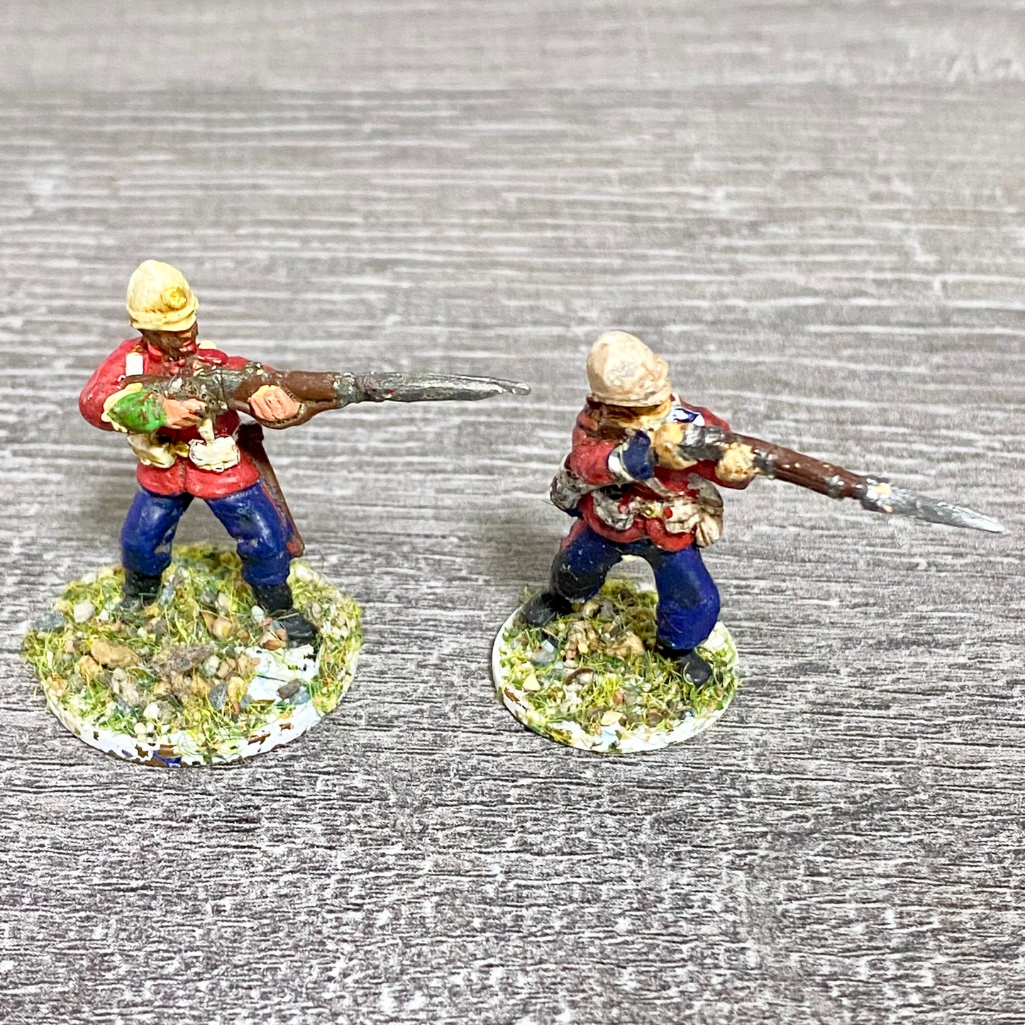 2x 28mm 24th Regiment Of Foot Zulu War 1879 Painted Metal Perry Miniatures #18