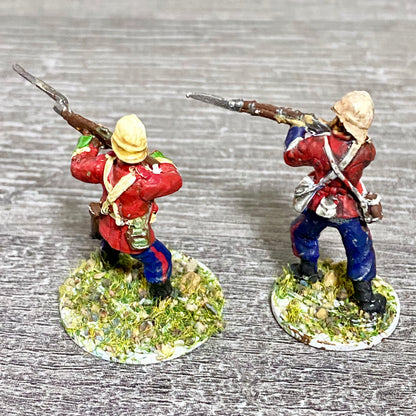 2x 28mm 24th Regiment Of Foot Zulu War 1879 Painted Metal Perry Miniatures #18