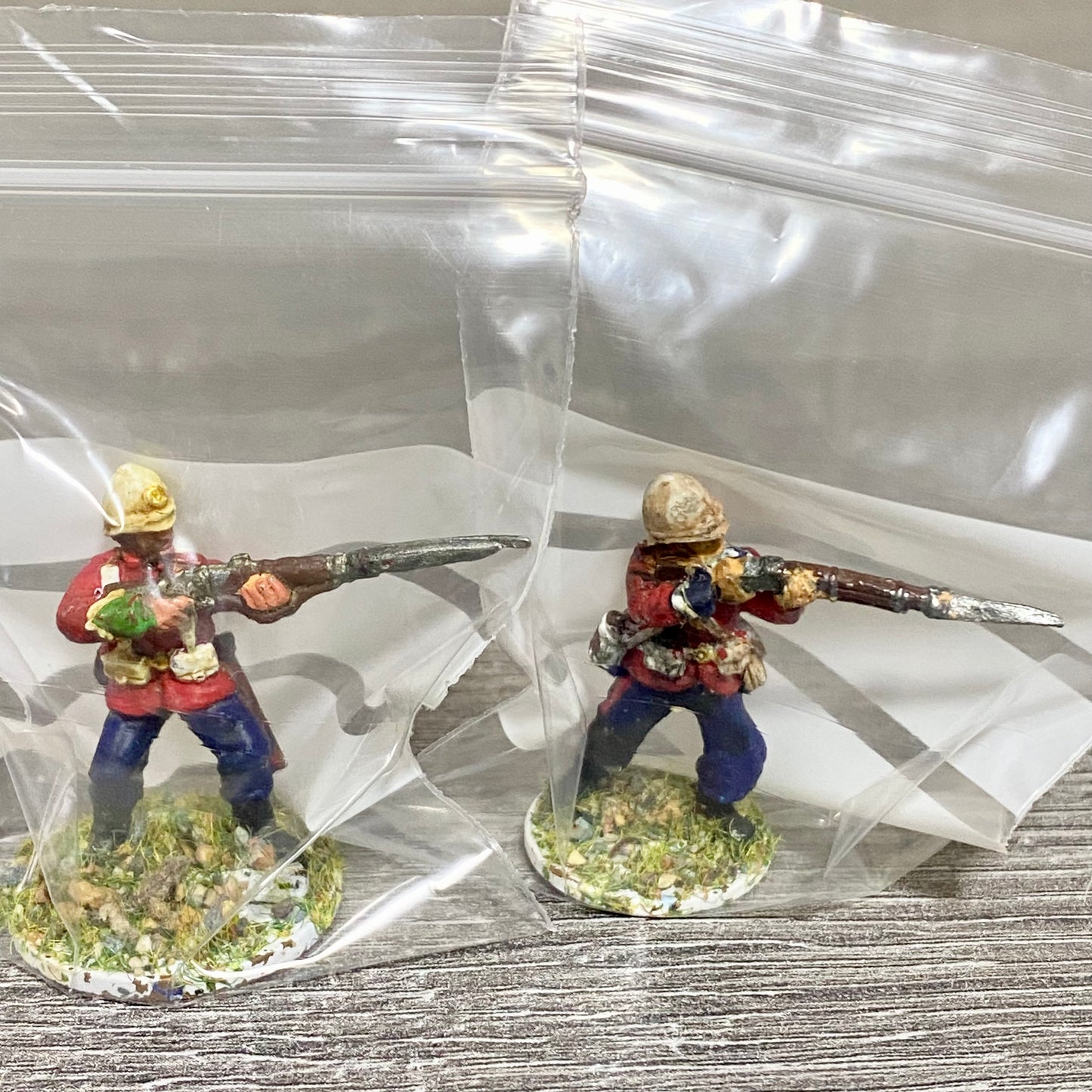2x 28mm 24th Regiment Of Foot Zulu War 1879 Painted Metal Perry Miniatures #18