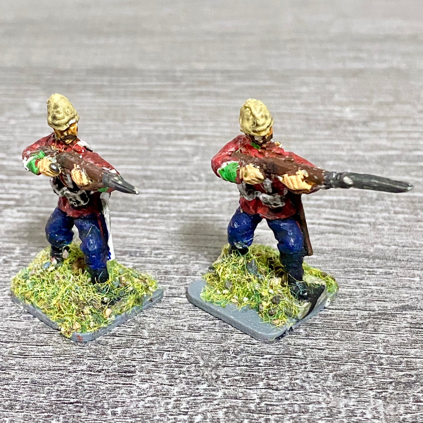 2x 28mm 24th Regiment Of Foot Zulu War 1879 Painted Metal Perry Miniatures #19