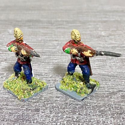 2x 28mm 24th Regiment Of Foot Zulu War 1879 Painted Metal Perry Miniatures #19