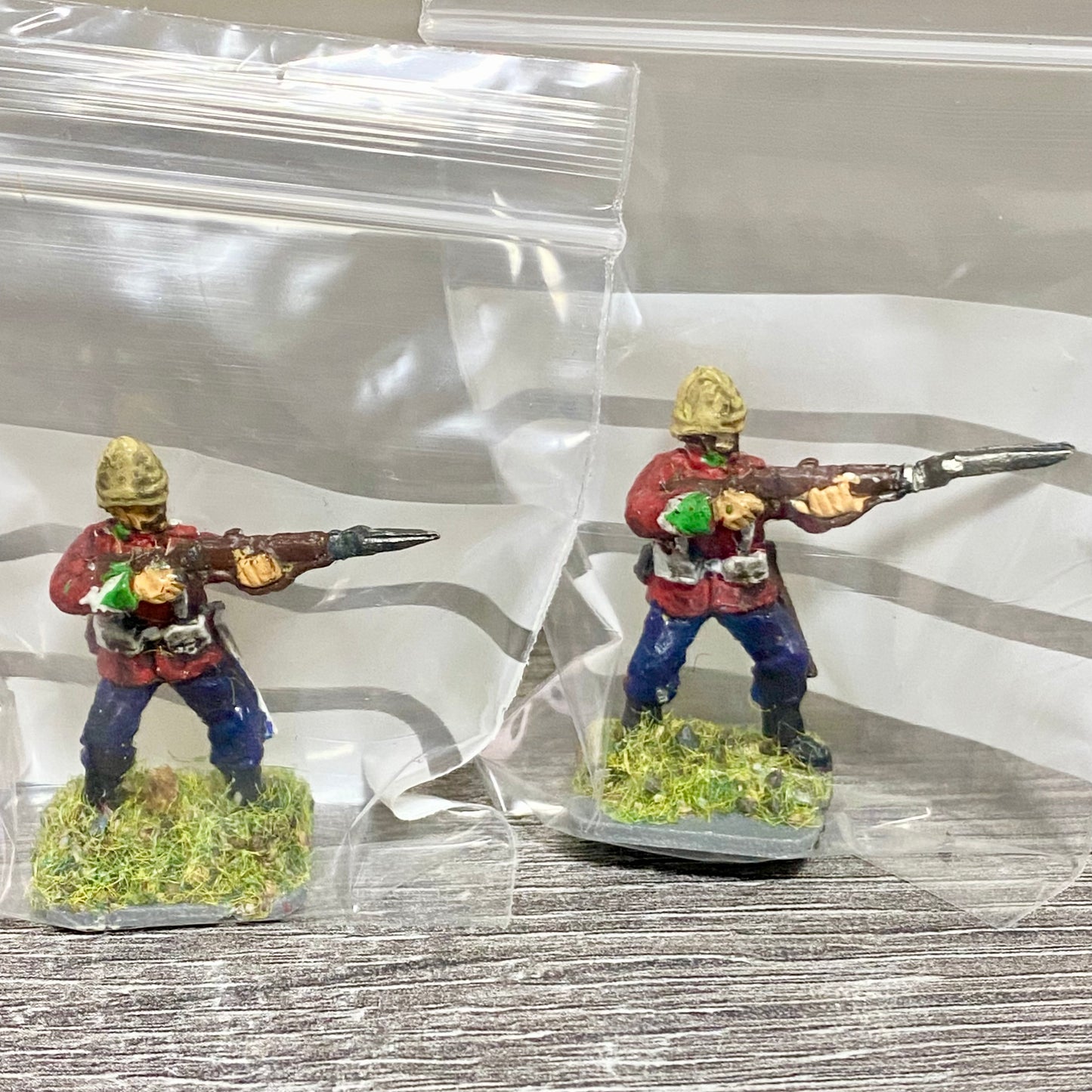 2x 28mm 24th Regiment Of Foot Zulu War 1879 Painted Metal Perry Miniatures #19