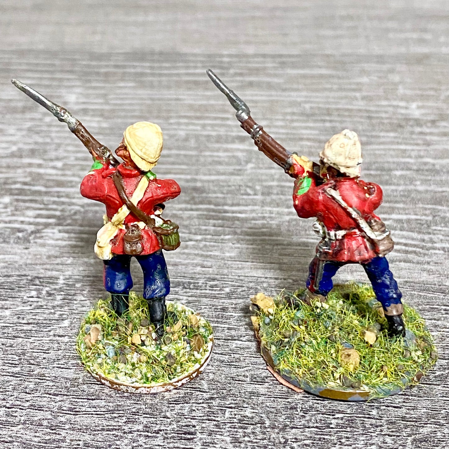 2x 28mm 24th Regiment Of Foot Zulu War 1879 Painted Metal Perry Miniatures #20