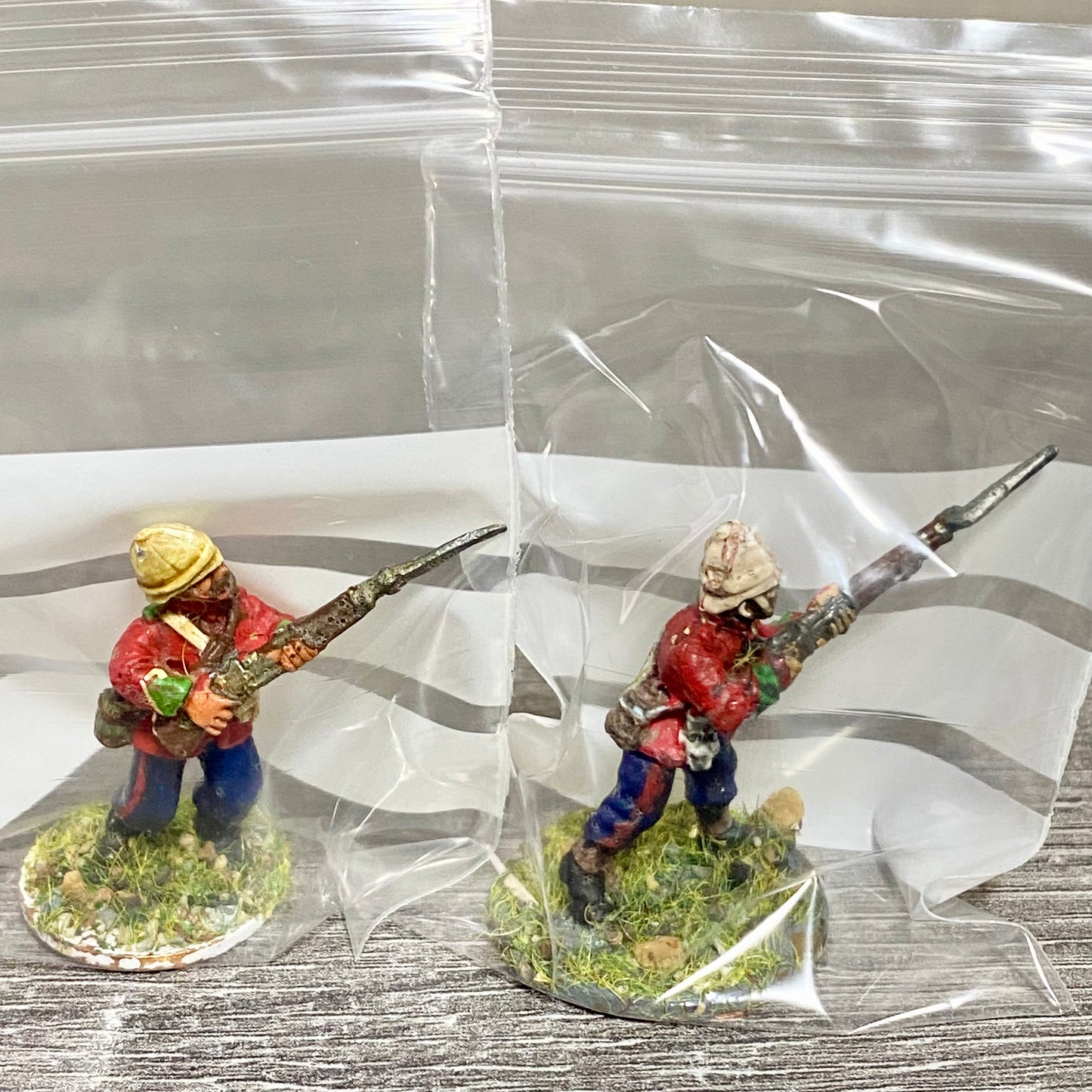2x 28mm 24th Regiment Of Foot Zulu War 1879 Painted Metal Perry Miniatures #20