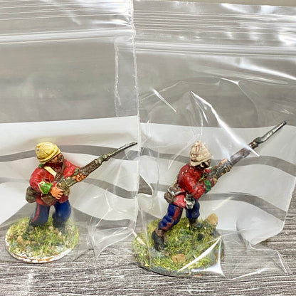 2x 28mm 24th Regiment Of Foot Zulu War 1879 Painted Metal Perry Miniatures #20