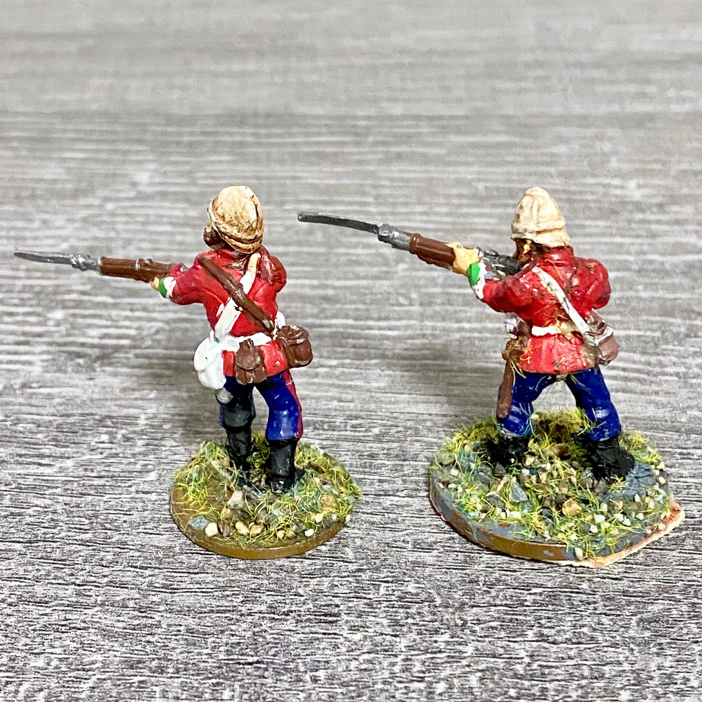 2x 28mm 24th Regiment Of Foot Zulu War 1879 Painted Metal Perry Miniatures #21