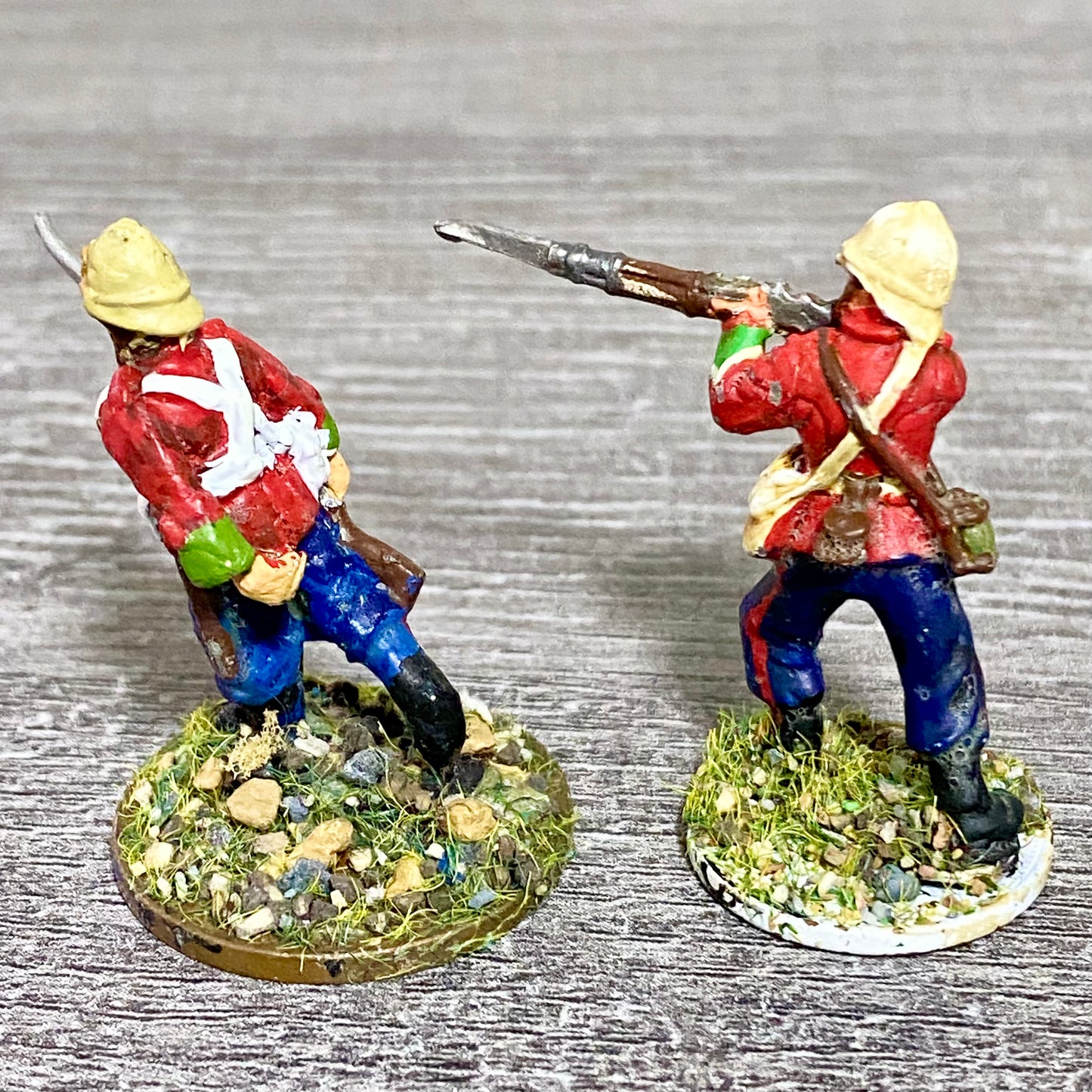 2x 28mm 24th Regiment Of Foot Zulu War 1879 Painted Metal Perry Miniatures #22