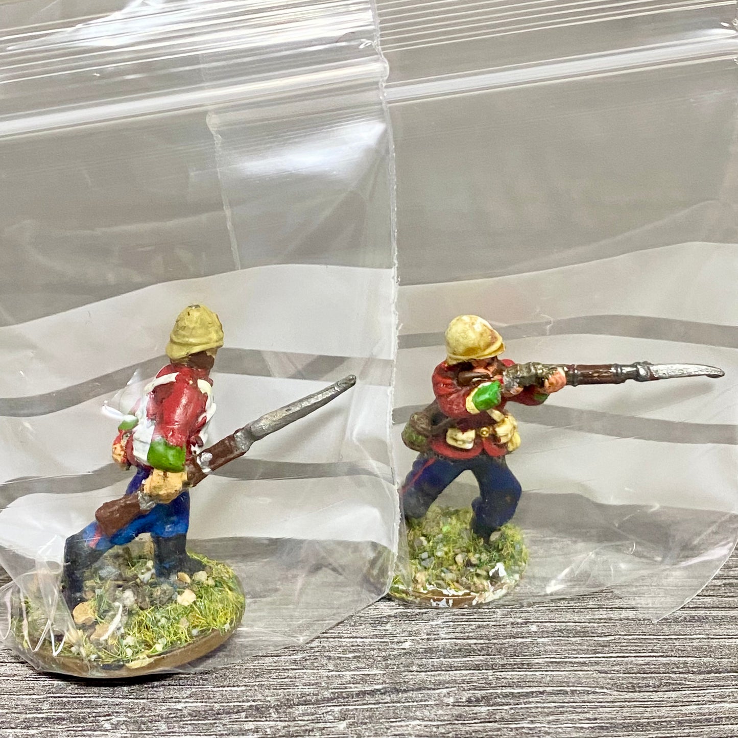 2x 28mm 24th Regiment Of Foot Zulu War 1879 Painted Metal Perry Miniatures #22