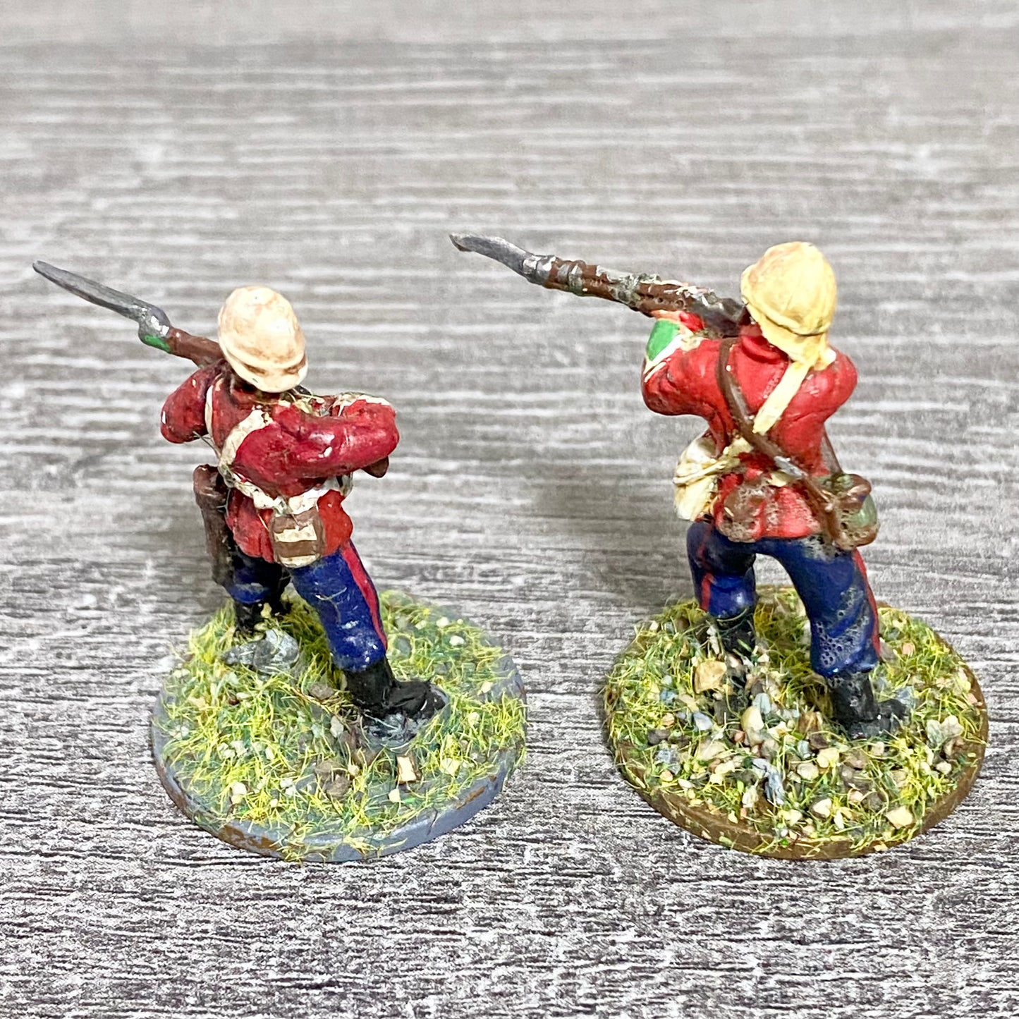 2x 28mm 24th Regiment Of Foot Zulu War 1879 Painted Metal Perry Miniatures #23