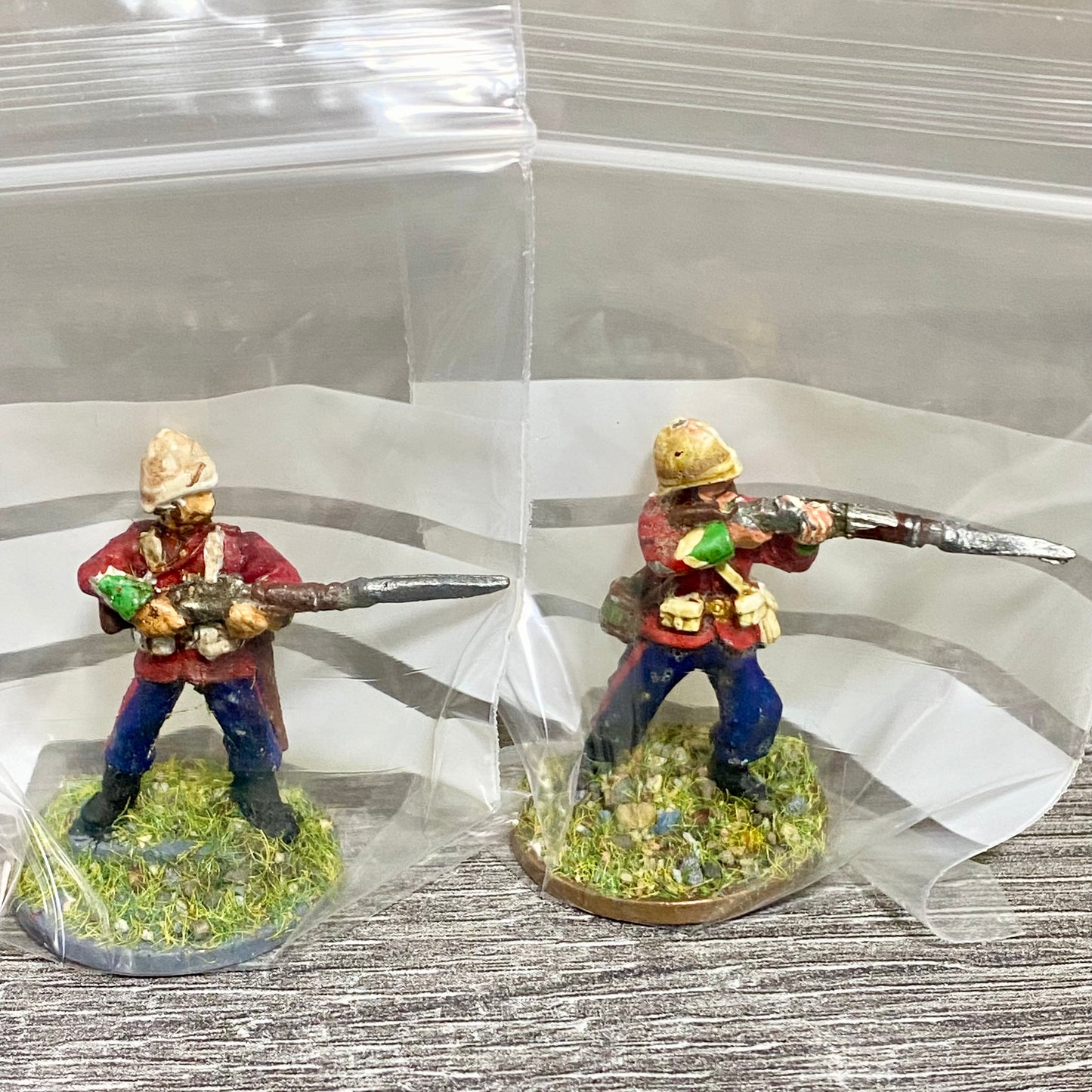 2x 28mm 24th Regiment Of Foot Zulu War 1879 Painted Metal Perry Miniatures #23