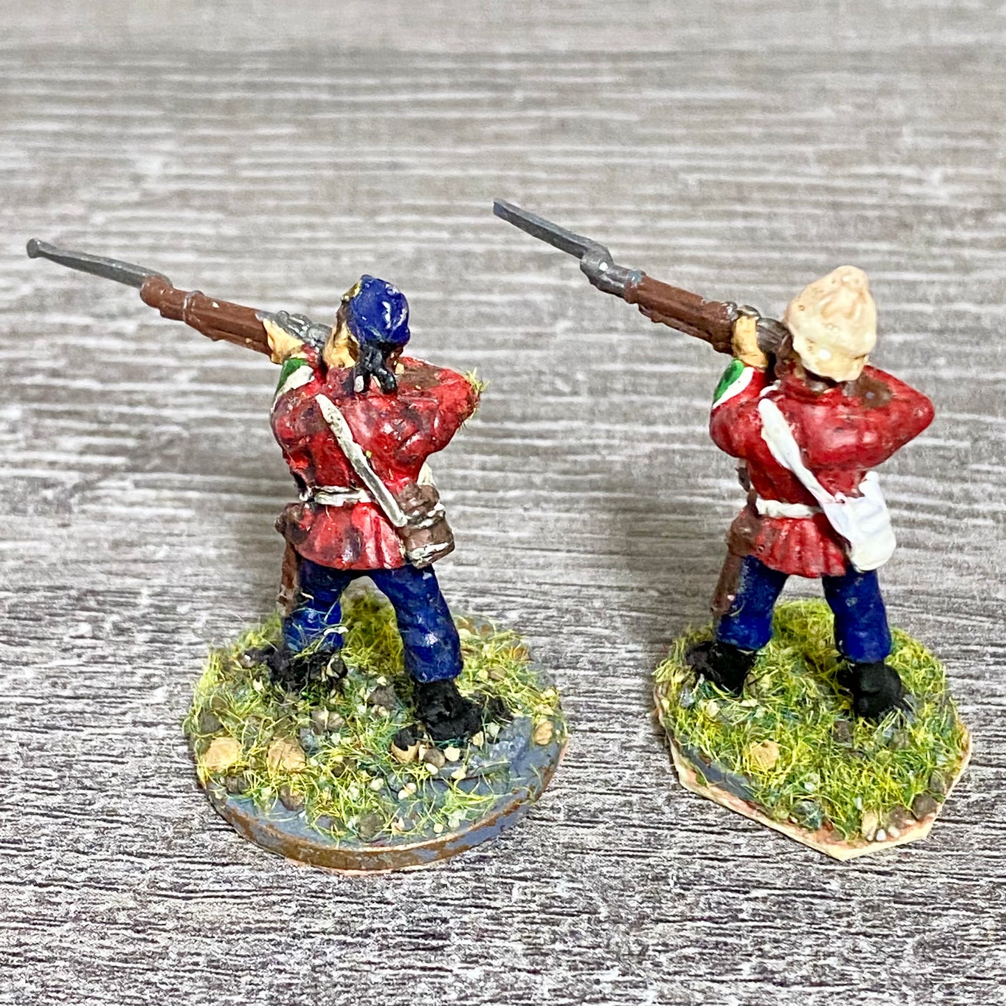 2x 28mm 24th Regiment Of Foot Zulu War 1879 Painted Metal Perry Miniatures #24