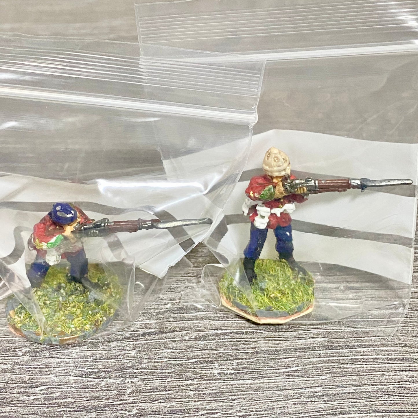 2x 28mm 24th Regiment Of Foot Zulu War 1879 Painted Metal Perry Miniatures #24