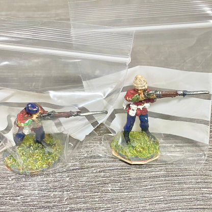 2x 28mm 24th Regiment Of Foot Zulu War 1879 Painted Metal Perry Miniatures #24