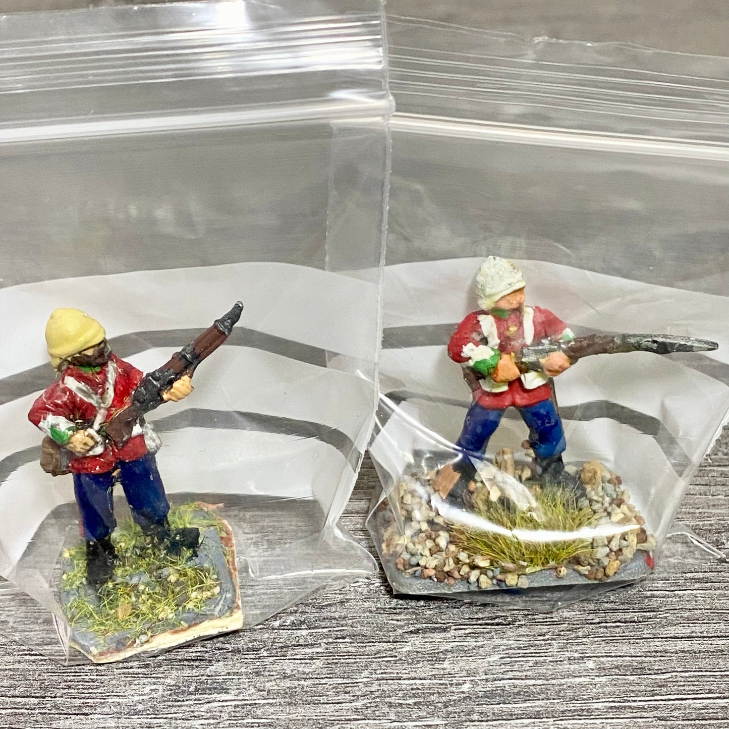 2x 28mm 24th Regiment Of Foot Zulu War 1879 Painted Metal Perry Miniatures #25
