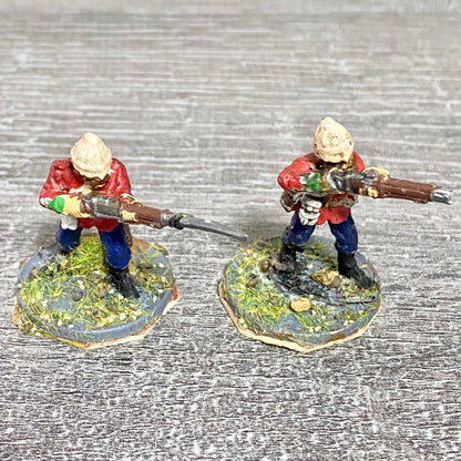 2x 28mm 24th Regiment Of Foot Zulu War 1879 Painted Metal Perry Miniatures #26