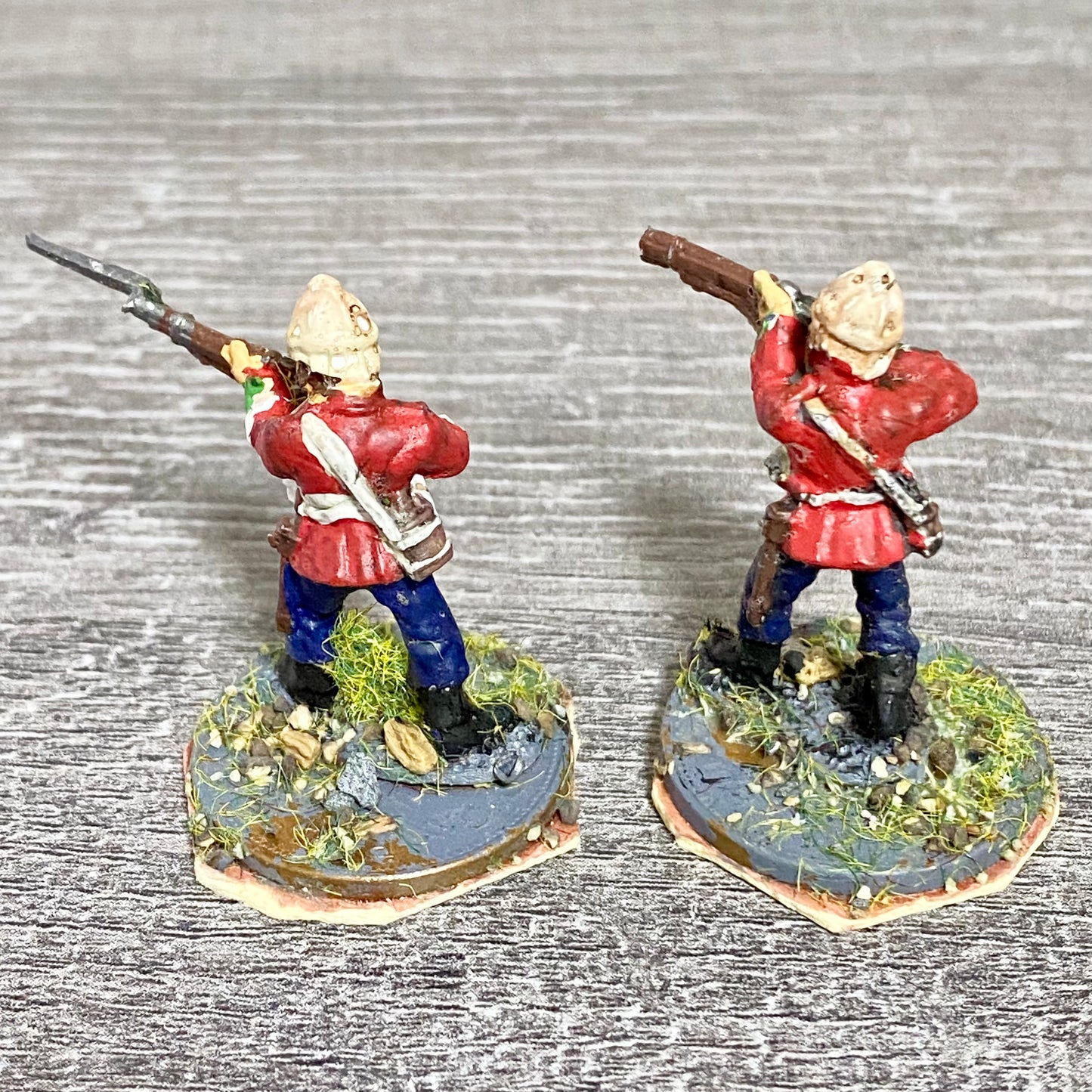 2x 28mm 24th Regiment Of Foot Zulu War 1879 Painted Metal Perry Miniatures #26