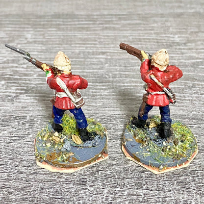 2x 28mm 24th Regiment Of Foot Zulu War 1879 Painted Metal Perry Miniatures #26