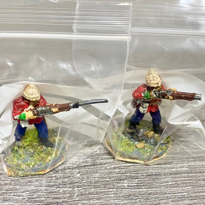 2x 28mm 24th Regiment Of Foot Zulu War 1879 Painted Metal Perry Miniatures #26