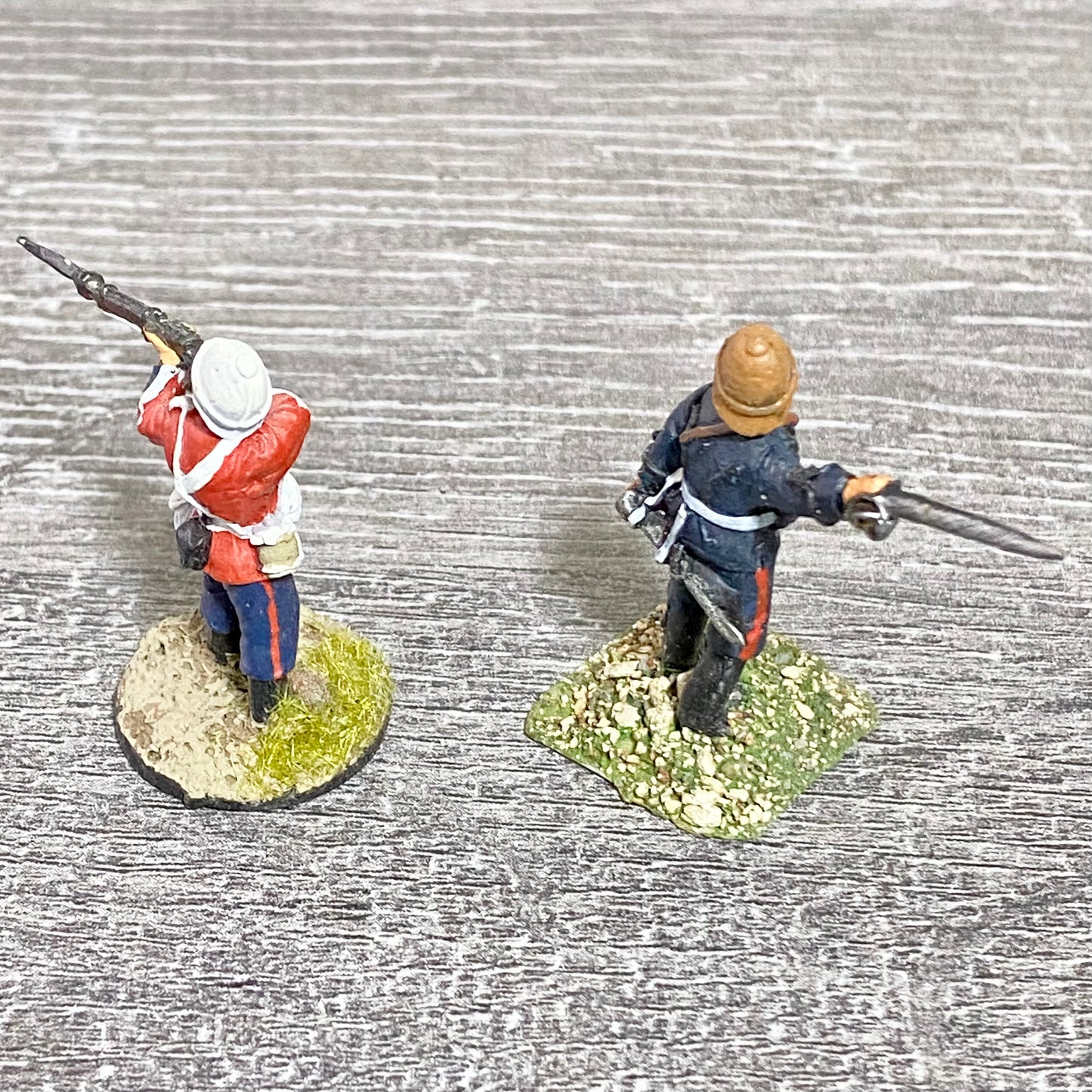 2x 28mm 24th Regiment Of Foot Painted Metal Miniatures Zulu 1879 War Games #1