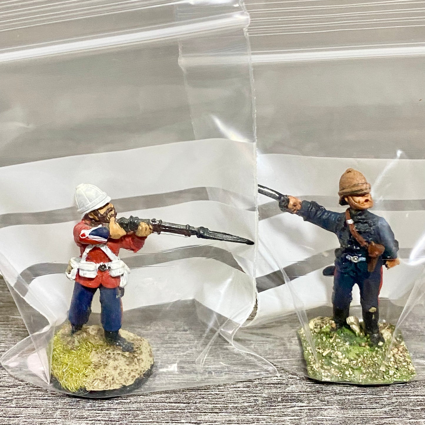 2x 28mm 24th Regiment Of Foot Painted Metal Miniatures Zulu 1879 War Games #1